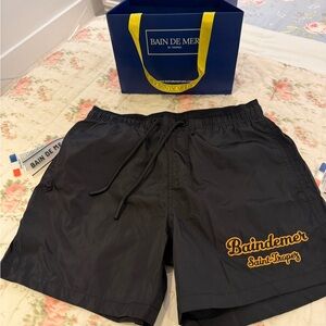 Black Swim Trunks for Men